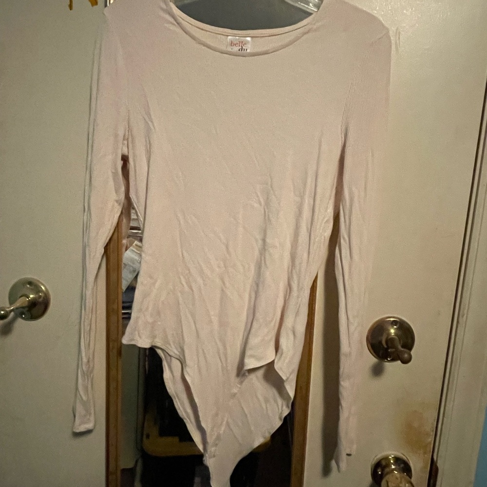 belle du jour long sleeve body suit